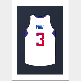 Chris Paul Los Angeles Jersey Qiangy Posters and Art